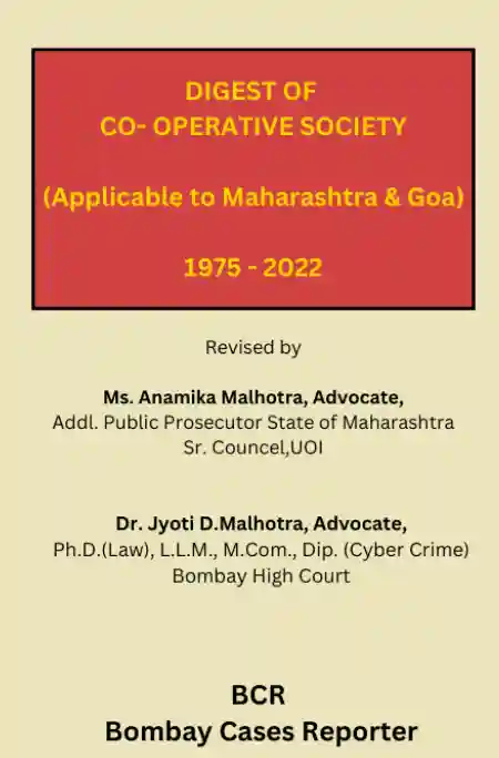 Maharashtra Co-operative Society Digest